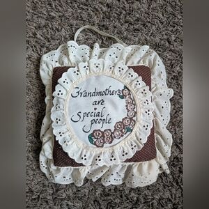 Grandmothers Are Special People Hanging Decoration Pillow